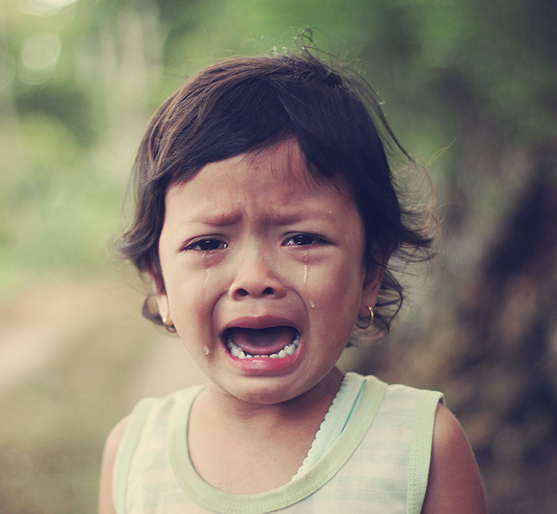 Enfant qui pleure